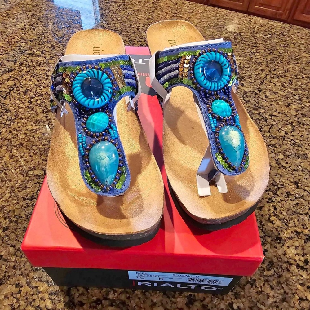 Size 10 Rialto Sandals Brand New